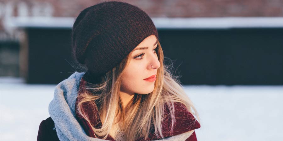 richtige hautpflege im winter