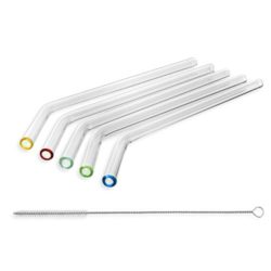 glasstrohhalme bunt
